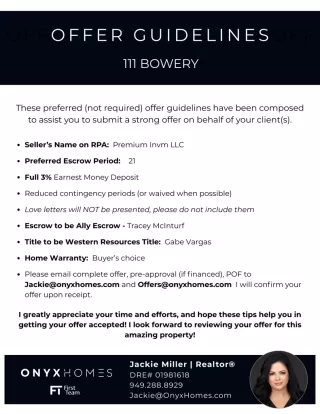 More Details about MLS # OC26016852 : 111 BOWERY