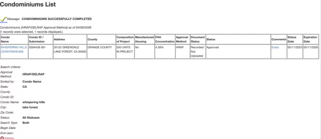 MLS: OC26085653 Condo For Sale